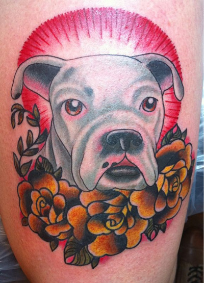 Tattoos Charlotte on Boxer Pup  I Want To Do More Puppy Tattoos  It Was A Lot Of Fun