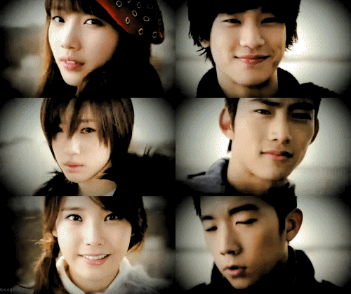 DREAM HIGH ♥  wooyoungs english is so badass and his interactions with the marshmellow costume girl LMFAO .