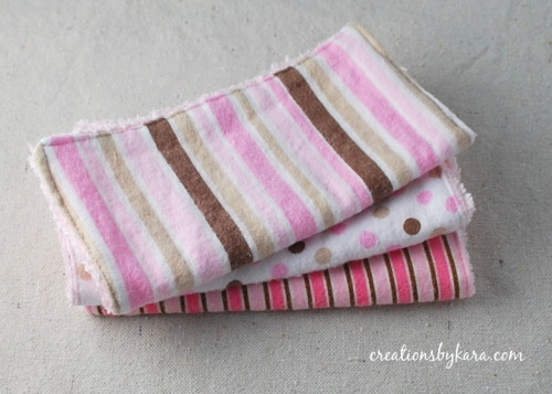 Pickin&apos; Knits Pattern Co: Slip Stripe Baby Washcloth