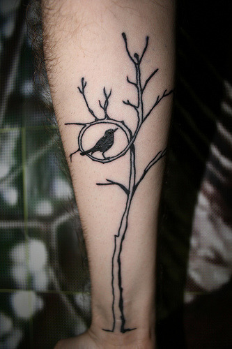 small cherry tree tattoos. tree tattoos. tattoo middot;