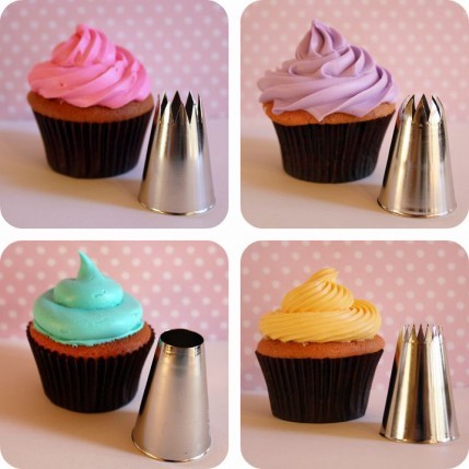 One Sweet Tip&#8230; To really make your cupcakes stand out, try experimenting with different frosting tips!