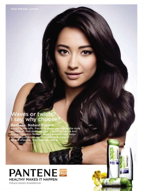 shay mitchell hair. Shay Mitchell#39;s Pantene ad In