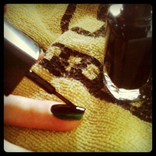 February 6 | I woke up this morning, horrified to find myself wearing green nail polish. On a normal day, that would have been fine, but today was Superbowl Sunday and my Steelers were playing against the Green Bay Packers. Green was simply unacceptable. I quickly painted over them with one of my team’s colors: black. Even though the Steelers lost, I’ll still remember the feeling of satisfaction as I painted over the green with the black.