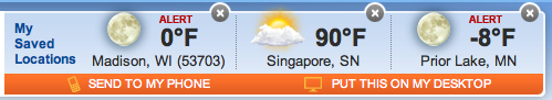 I am not missing the cold Minnesota/Wisconsin winters.  Stay warm everyone!  You could always come visit me in Singapore :)