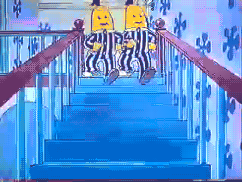 YEAH OMG HAHA sluts-with-cuts:  BANANAS, IN PAJAMAS, ARE COMING DOWN THE STAIRS 