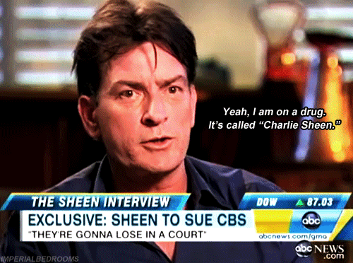 images of people thinking. Interviewer: All these radio rants have people thinking, “Charlie Sheen has 
