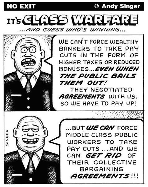 azspot:    Andy Singer    Guess who&#8217;s winning&#8230;. So sad when the have-nots are pitted against one another in a death match as the wealthy manipulate the rules in their favor.