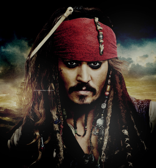 johnny depp pirates of the caribbean poster. Photo with 20 notes. a brand