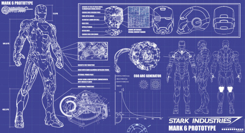 herochan Wallpaper Wednesday Stark Industries Mark 6 Prototype Blueprints