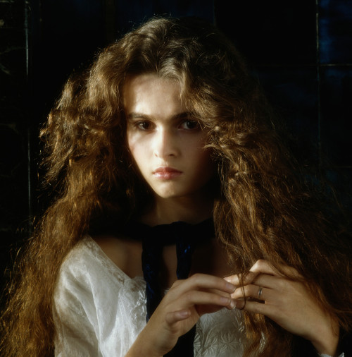 Helena Bonham Carter by David Montgomery 1985 Look at all of that glorious