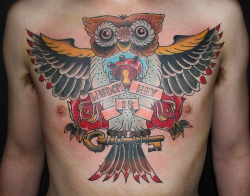 My chest piece done by Loui from Suburban Home Studios in South Bay 