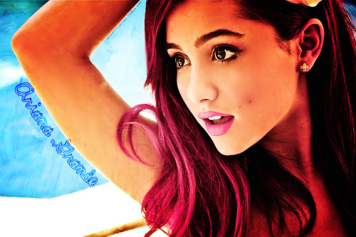  Ariana Grande Graphic Wallpaper Photoshoot