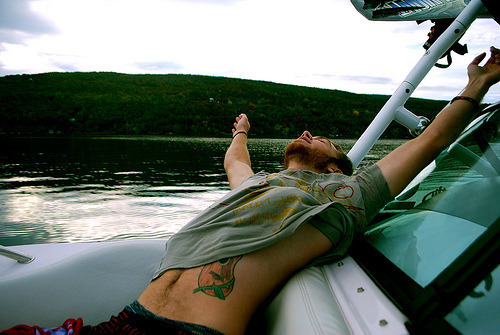 boat tattoo. #Boy #oat #Tattoo #Cute