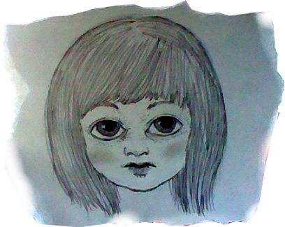 Doodle. I enjoy drawing girl&#8217;s heads.