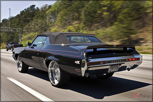 Posted 1 year ago Filed under buick gsx black muscle car convertible 