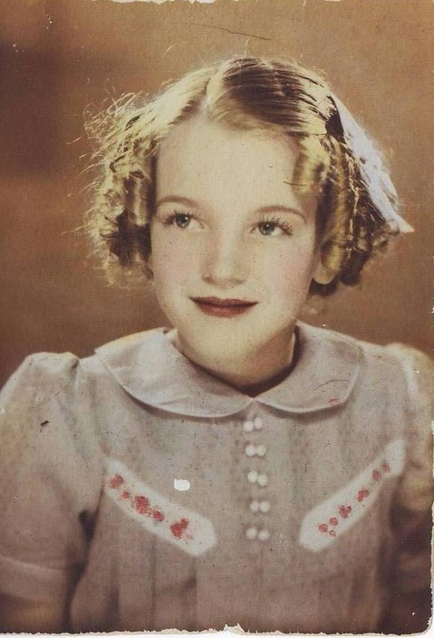 Norma Jeane Baker in 1933 later known as Marilyn Monroe 