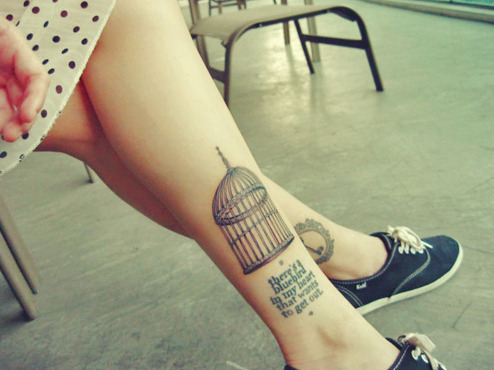 birdcage tattoo. Bird Cage #Tattoo