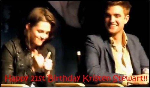 #RobertPattinson buys #KristenStewart A Birthday Gift
#Robsten The Morning of Kristen’s 21st Birhtday
*WARNING slightly lemonish and VERY fruitcake*
R: Wake up, baby. I have a present for you.
K: I feel that.
R: Is it what you wanted for your birthday?
K: Yes. Its perfect. *laughter* 
R: It has a bow on it.
K: Liar I don’t feel a bow.
R: Well… you’re not looking very hard.
K: *laughter*
She rolls around and looks. Rob has literally drawn a bow on himself with a red magic marker. 
K: *laughing harder* I can NOT believe you did that. God, I love you.
R: Well this is all I could afford so I hope you like it.
K: *rolling eyes* Liar.
R: *laughing* 
Rob digs under his pillow. And hands her a long box. Kristen Opens it. It’s a watch.  Inside is a rolled up piece of paper. Scrolled  in Rob’s script on the rolled up paper is Shakespeare’s Sonnet CXVI. The watch is engraved on  the back of the face with the line “Love alters not with his brief hours and weeks”
R: Is it too…romantic? *rob winces a little* I know Shakespeare is a little cliché….
K: Its perfect
R: *small proud smile* I was just thinking about you while I was at the junket… I know with our careers we have to spend time apart sometimes. *glances away. Folds fingers. Glances quikcly at Kristen*  I just want you to know that no matter how long we spend apart… it  doesn’t change my feelings for you. Missing you only makes me realize  how much I love you. *stops fidgeting and looks her in the eyes very directly* I love you. 
K: *smile* I love you, too.
R: *laughing* Oh, yeah I have one more present.
K: Okay.
*walks out to fridge and comes back carrying orange juice and champagne*
R: You’re 21 and American…I’m told you are supposed to start drinking early on this day.
K:  And mimosas are about the only thing that you can drink in the morning and not look like a complete drunk, right?
R: Yup.
*laughter*
Kristen’s cell phone rings. Rob flips it over to look at the screen to see who it is. He smiles and answers:
 R: Jules, your daughter is a total lush. Its barely 10AM and she’s already drinking.
J: She’s 21 today. *laughter* You look out for her. Don’t let her drink too much.
R: Of course. I always look out for her. I told her it was too early to be drinking.
K: *snatched phone from Rob* He’s such a liar, mom. He bought the mimosas.
R: *yells in background* I don’t know what she’s talking about.
K: *covers phone* You better stop or I’m going to tell her what you first gave me for my birthday
R: You would nevah.
K: *uncovers phone* Mom, Rob got me the greatest birthday present this morning. He even put a bow in it.
R: *mouthing* STOP
K: It was this beautiful watch. Its engraved…..
Author’s Note:
In case you want to read it…. Here’s the sonnet:
Sonnet CXVI Let me not to the marriage of true minds Admit impediments. Love is not love, Which alters when it alteration finds, Or bends with the remover to remove. Oh, no! it is an ever-fixed mark That looks on tempests.. and is never shaken. It is the star to every wandering bark Whose worth’s unknown, although his height be taken. Love is not Time’s fool, though rosy lips and cheeks Within his bending sickle’s compass come. Love alters not with his brief hours and weeks, But bears it out.. even to the edge of doom. If this be error and upon me proved, I never writ, nor no man ever loved. - William Shakespeare 
**I’ve been listening to Romeo and  Juliet’s Kissing You all morning. Was in a Shakespeare kind of mood.  Sorry this little piece of fruitcake was a little lame. But I had to do  SOMETHING for Kristen’s Bday. ALSO —- please check out what Rob’s Dad  wrote to him this morning over HERE**
AND DON’T FORGET your BIRTHDAY PRESENT TO KRISTEN :)))—> DONATE