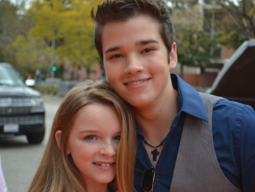 The Winner of the 2011 BTR KCA sweepstakes with Nathan Kress