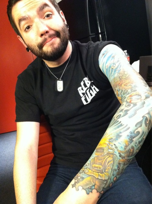 Jeremy just got his sleeve finished yesterday it looks awesome Tattoo 