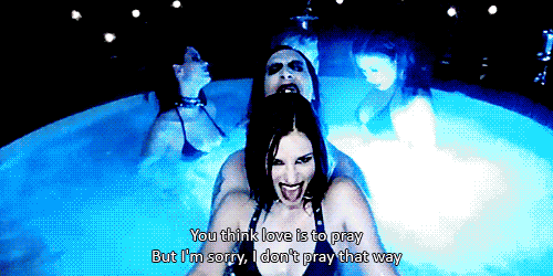 tagged marilyn manson chyler leigh tainted love music video gif