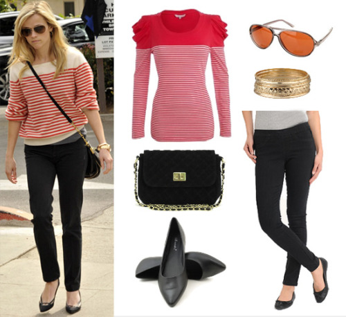 reese witherspoon casual style. Love the preppy casual style.