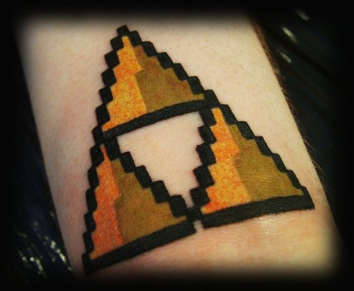 triforce tattoo. The only triforce tattoo worth