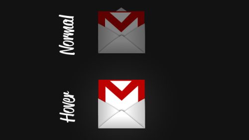 google 1 icon. Google Mail icon.
