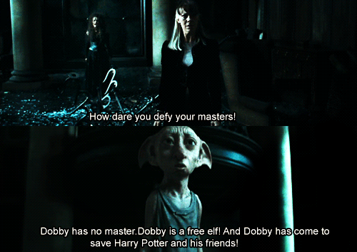 harry potter and deathly hallows dobby. notes. Gahhh, just watch