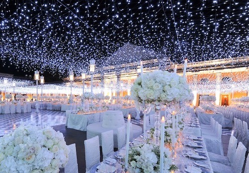 very simple star themed wedding 