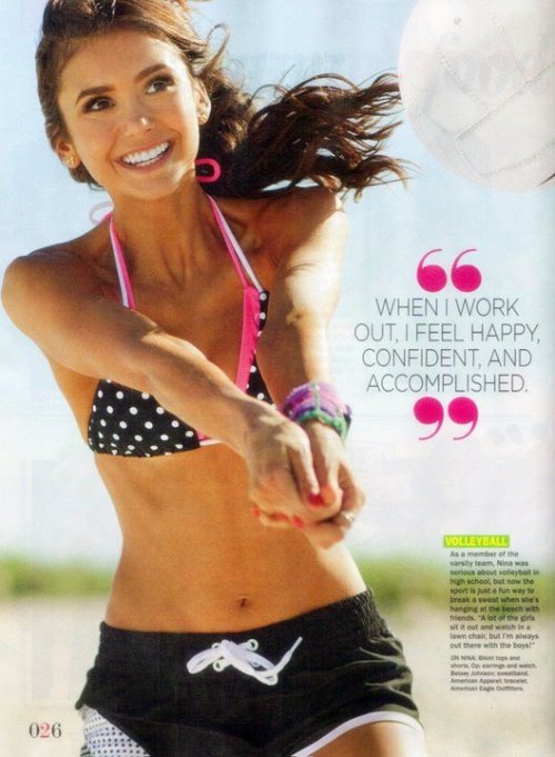 Nina Dobrev for Seventeen Fitness Magazine Posted 11 months ago