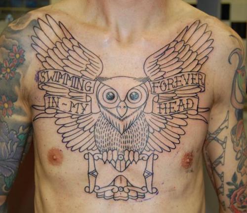 ink old friend joins the right his first tattoo Owltattoomiamiink