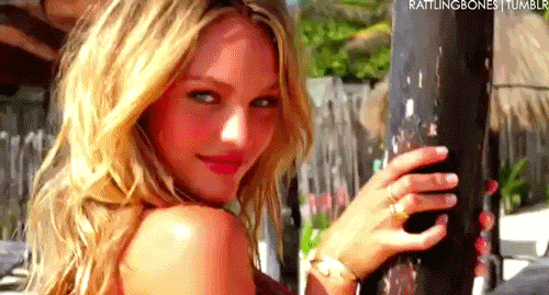 tagged as Candice Swanepoel gif reblogged from perfectineveryway