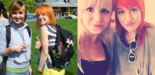 jonny-craigs-macbook:

Charlavail and Hayley.
then and now. 
