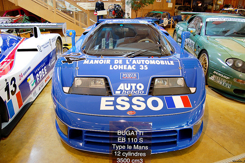 Allez le bleu Starring Bugatti EB 110 S by Nico bzh29 