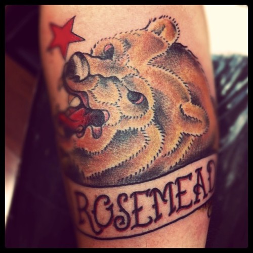  bear Rosemead California tattoo Taken with Instagram at Stay True 