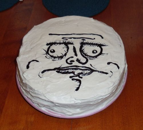 Submitted by imjustthatsmart:

Me Gusta Cake.