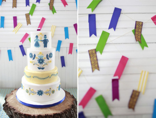 tagged as wedding cake blue yellow pink purple green