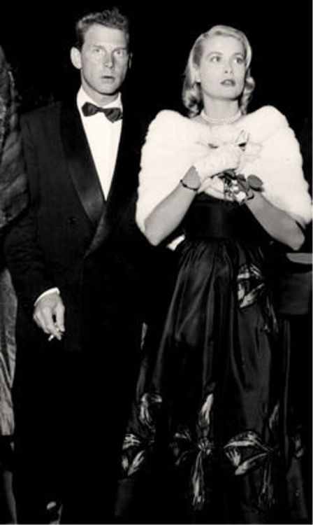 Grace Kelly and Jean Pierre Aumont.