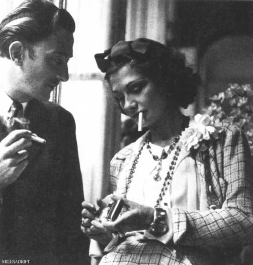 Salvador Dali and Coco Chanel
(submitted by littlesuburbman)