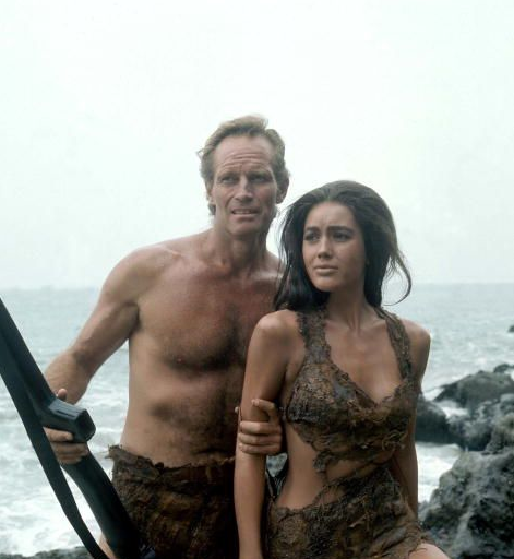 zygoteimperialist Linda Harrison and Charlton Heston 1968's Planet of the 