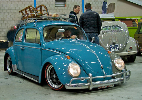 Slammed Volkswagen Beetle OK 8230 apart from the slight mystery of why the