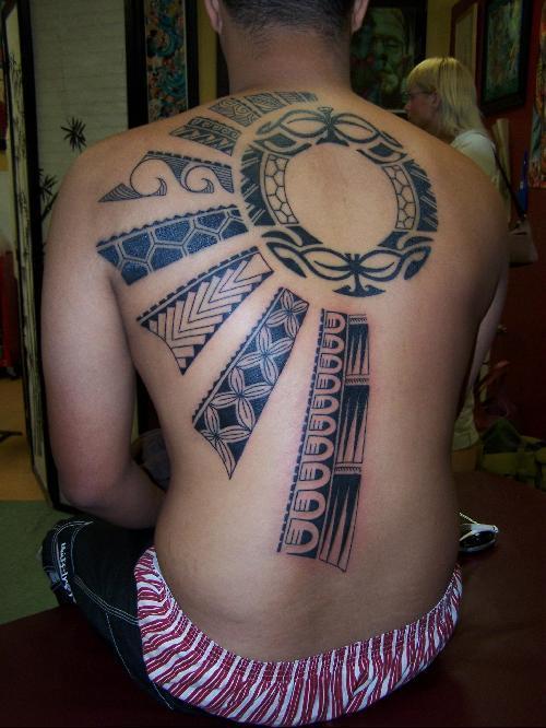 sun design Posted 9 months ago 12 notes polynesian tattoo sleeve