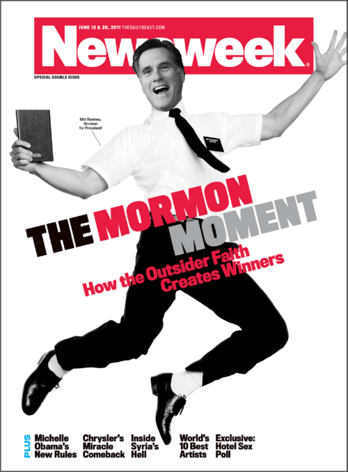 newsweek mormon cover. Mitt Romney covers Newsweek.
