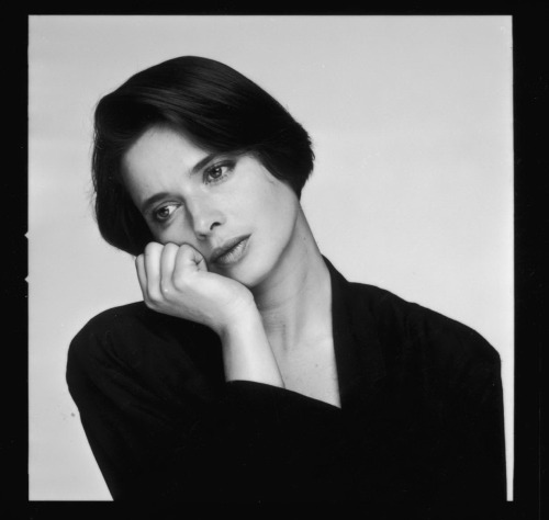 Isabella Rossellini the Italian actress and model daughter of Swedish 