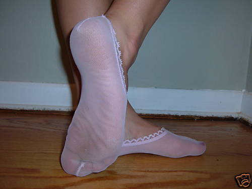 pink lace ped socks by Lingerie for Feet on Flickr.