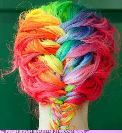  : cool ass rainbow hair