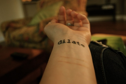 Dilate is a song by Ani