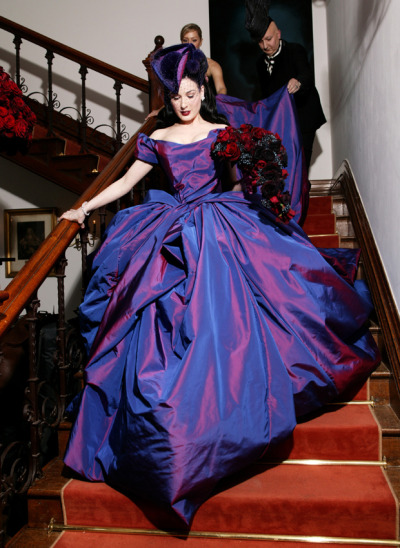 This picture never gets old. Dita in Vivienne Westwood.. [swoon]