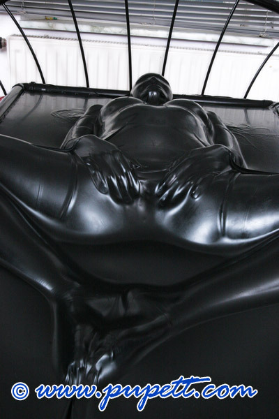 tagged as vacbed kinky latex rubber fetish pupettcom